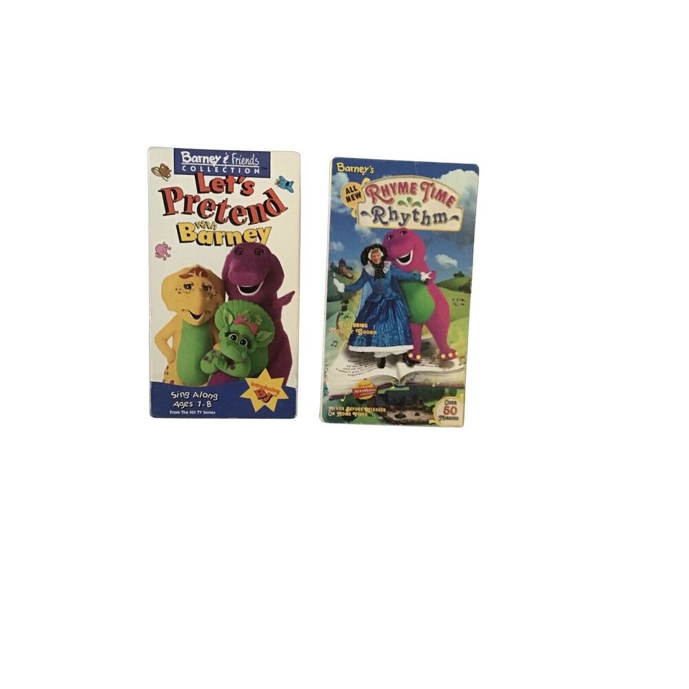 Vintage Barney VHS Tapes set of 2